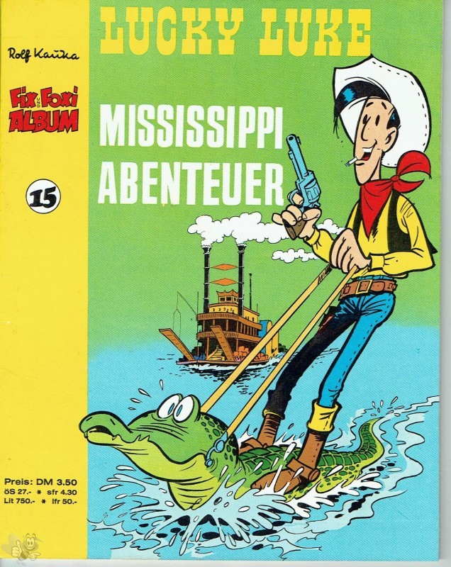 Fix und Foxi Album 15: Lucky Luke: Mississippi Abenteuer