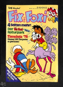 Fix und Foxi : 26. Jahrgang - Nr. 42 mit Bastelbogen