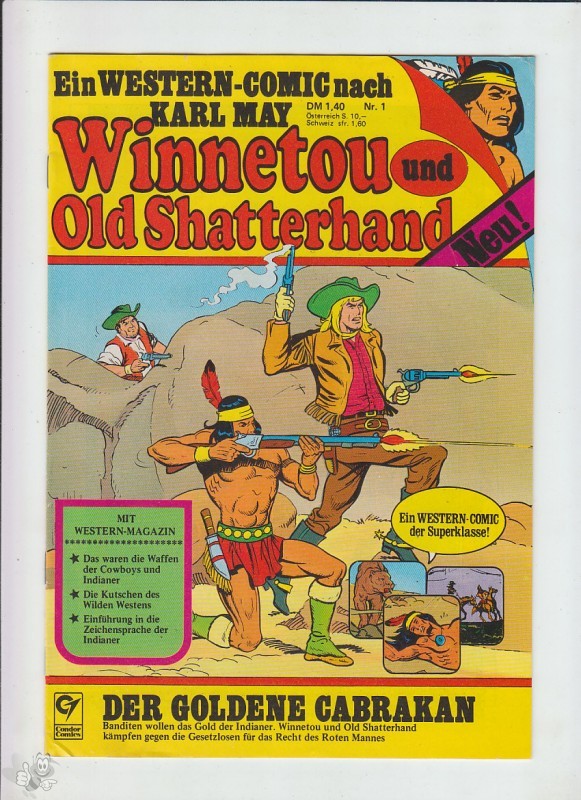 Winnetou und Old Shatterhand 1: Der goldene Cabrakan