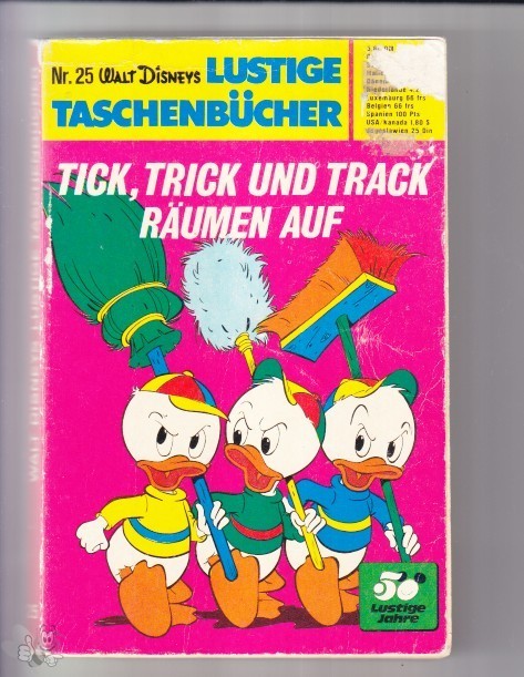 Walt Disneys Lustige Taschenbücher 25: Tick, Trick und Track räumen auf (höhere Auflagen)