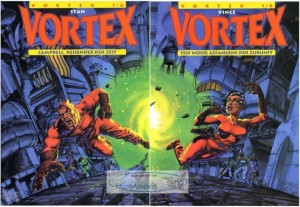 Vortex (Alpha) - 2 SC Alben Nr. 1A und 1B komplett - Combi-Cover   -   KH-1-3-3