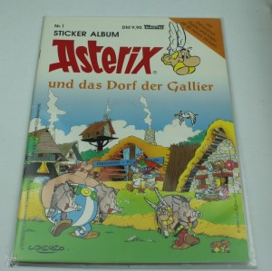 Sticker Album Asterix und das Dorf der Gallier