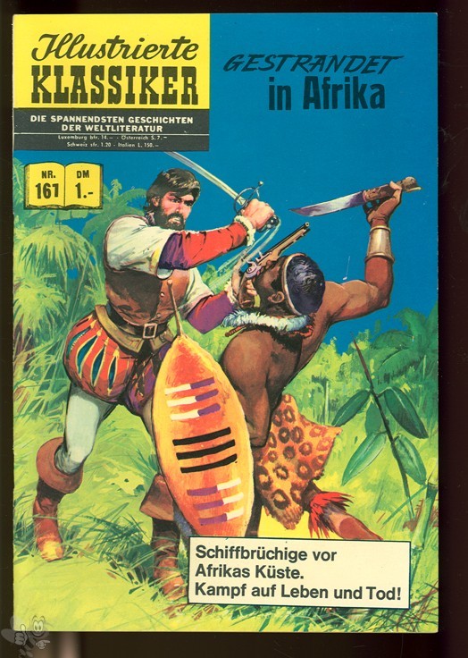 Illustrierte Klassiker 161: Gestrandet in Afrika (1. Auflage)