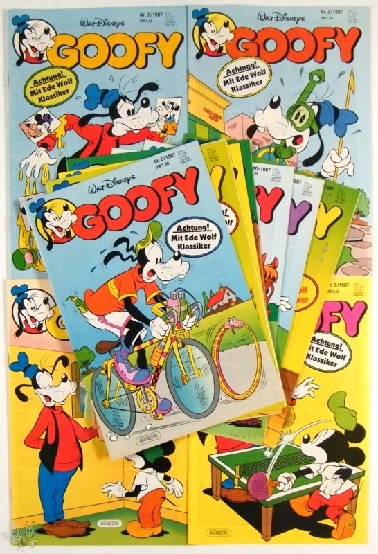 Goofy Magazin neunter Jahrgang 12 Hefte 1987