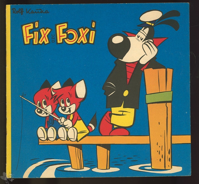 Fix und Foxi Malbuch Lupo und FF an Mole