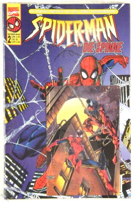 Spider-Man 2 Original verschweißt mit Postkarte