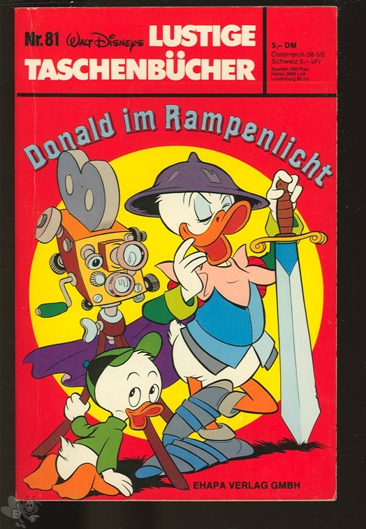 Walt Disneys Lustige Taschenbücher 81: Donald im Rampenlicht (1. Auflage)