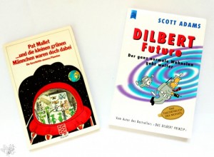 Konvolut 2 Taschenbücher: Pat Mallet und Dilbert Future