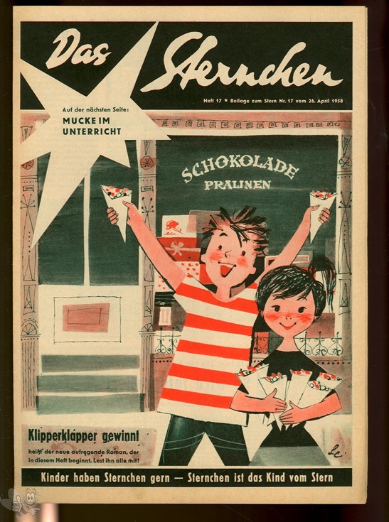 Sternchen 1958 Nr. 17 (Stern - Kinderbeilage)
