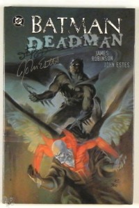 BATMAN/Deadman DEATH and GLORY Hardcover HC Signed by ROBINSON &amp; Estes w/ COA DC