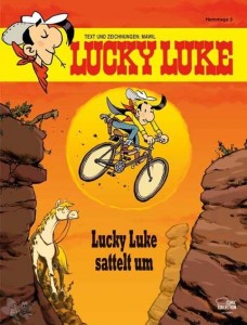 Lucky Luke Hommage 3: Lucky Luke sattelt um (Hardcover)