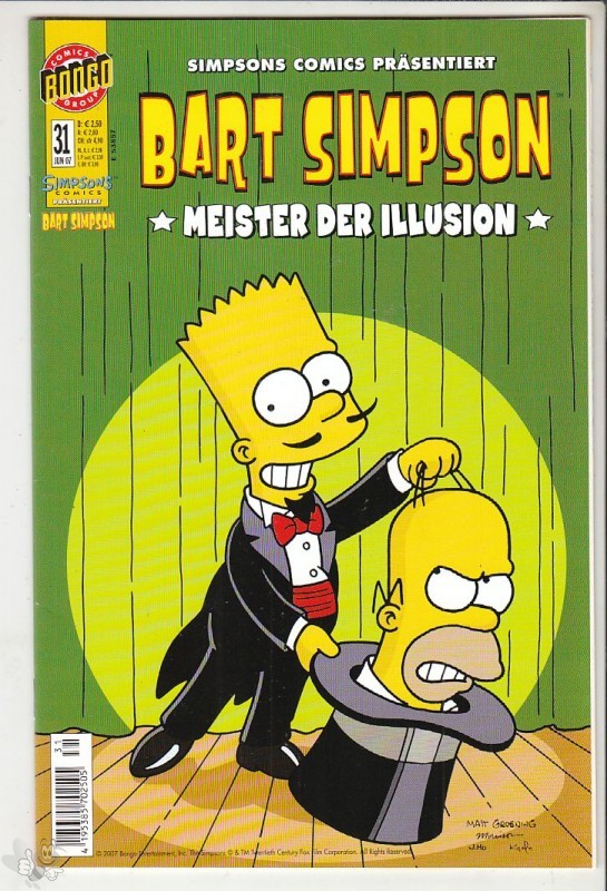 Bart Simpson 31: Meister der Illusion