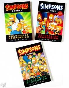 Simpsons Comics: Kolossales Kompendium 1-3 Konvolut