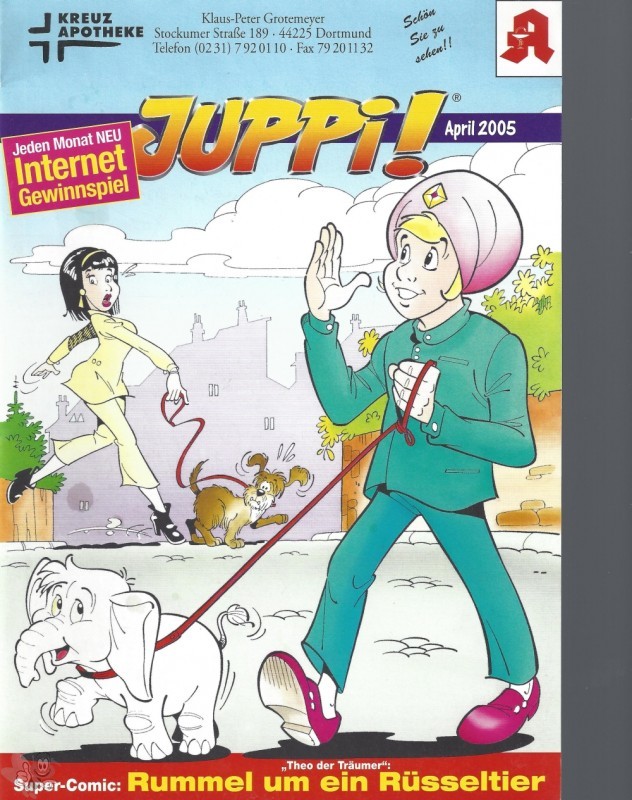 Juppi! Apr. 2005 - Apotheker Werbe Comic,Goerler Werbe Comic
