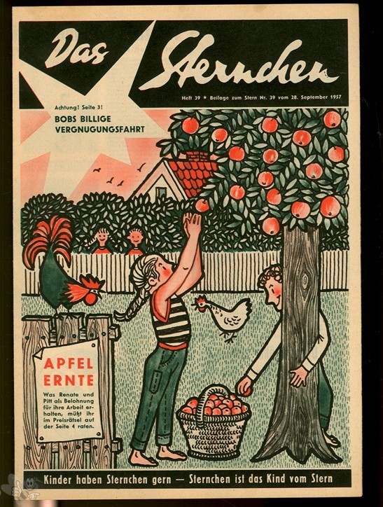 Sternchen 1957 Nr. 39 (Stern - Kinderbeilage)