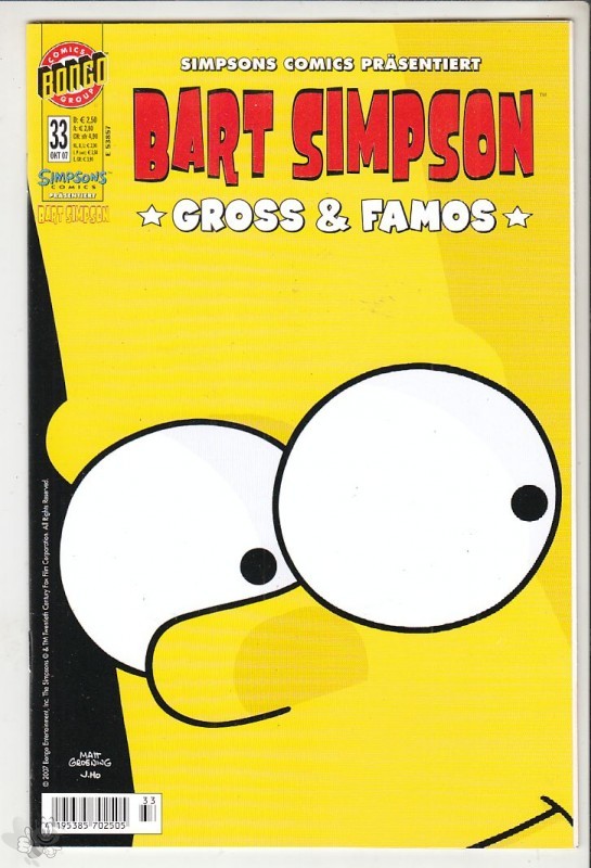 Bart Simpson 33: Gross &amp; famos