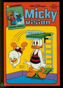 Mickyvision 8/1979 mit Sticker