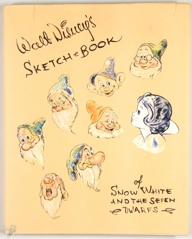 Walt Disney Sketch Book of Snow White and the seven Dwarfs