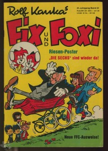 Fix und Foxi : 21. Jahrgang - Nr. 31 mit Riesenposter