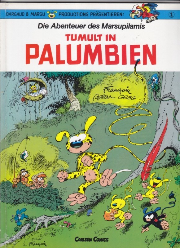 Die Abenteuer des Marsupilamis 1: Tumult in Palumbien (1. Auflage)