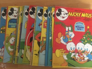 17 Micky Maus Hefte mit Beilagen 1979 Konvolut