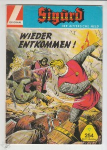 Sigurd - Der ritterliche Held (Heft, Lehning) 254: Wieder entkommen !