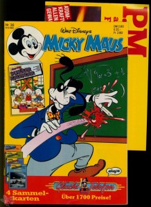 Micky Maus 36/1990 mit PM Prospekt