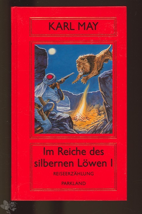 Karl May 29/33 mit Dill Cover &quot;Im Reich d. silber. Löwen I&quot; 