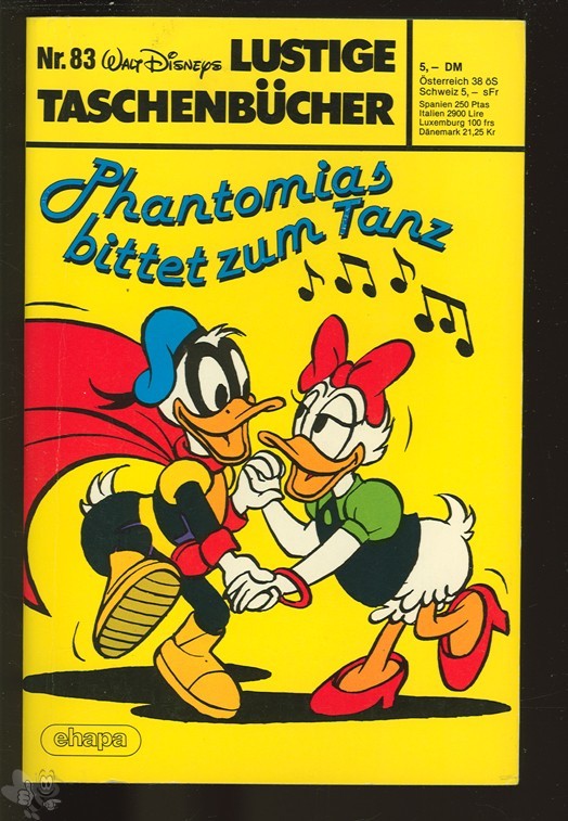Walt Disneys Lustige Taschenbücher 83: Phantomias bittet zum Tanz (1. Auflage)