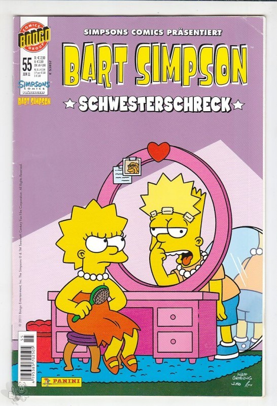 Bart Simpson 55: Schwesterschreck