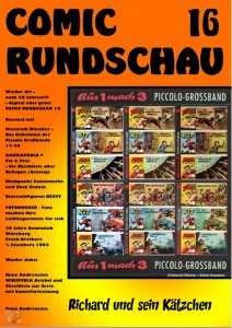 COMIC RUNDSCHAU 16 ECR Verlag