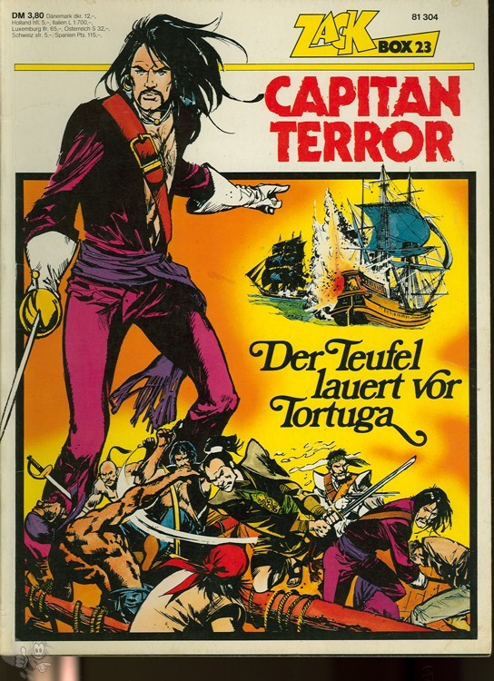 Zack Comic Box Nr. 23 (Captain Terror)