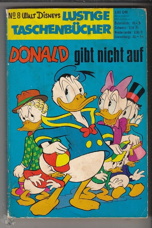 Walt Disneys Lustige Taschenbücher 8: Donald gibt nicht auf (1. Auflage) (LTB)