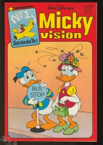 Mickyvision 8/1981 mit Sticker