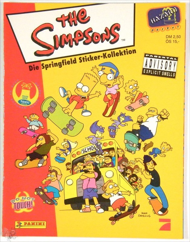 Simpsons Springfield Sticker Kollektion I.