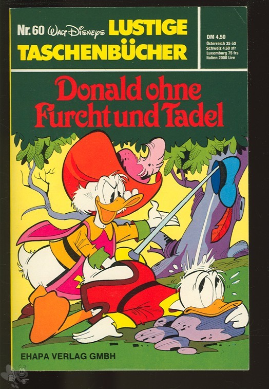 Walt Disneys Lustige Taschenbücher 60: Donald ohne Furcht und Tadel (1. Auflage)