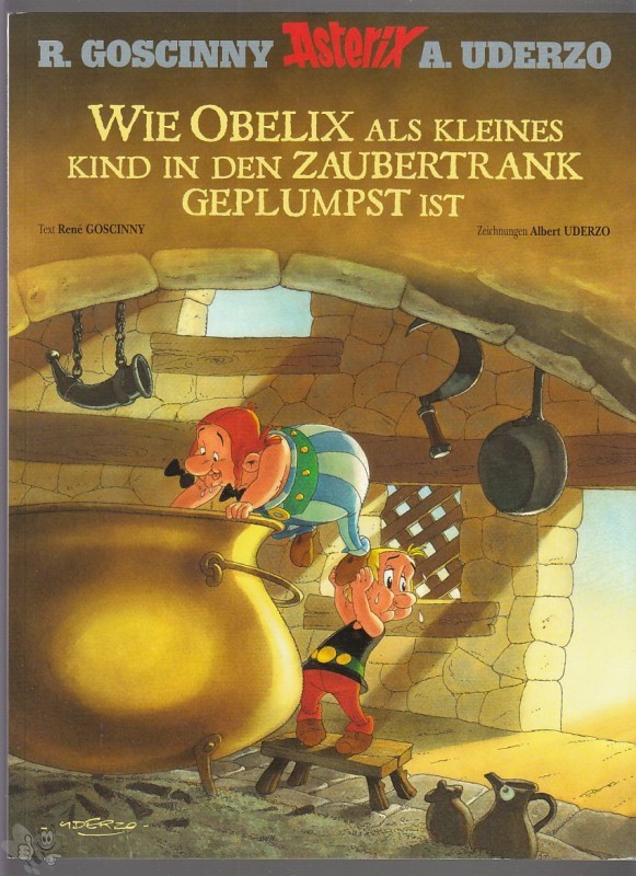 Wie Obelix als kleines Kind in den Zaubertrank plumpste