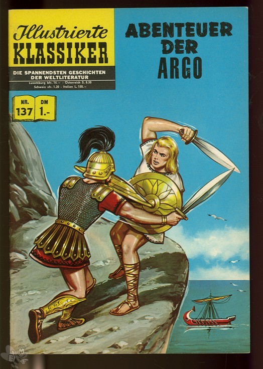 Illustrierte Klassiker 137: Die Abenteuer der Argo (1. Auflage)