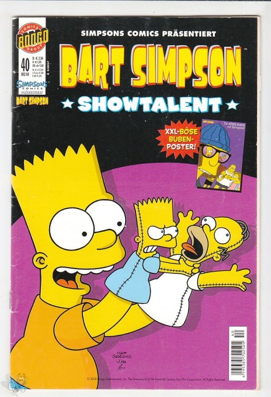 Bart Simpson 40: Showtalent