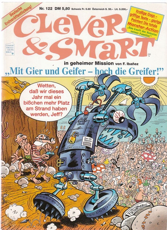 Clever &amp; Smart (1. Auflage) 122: Mit Gier und Geifer - hoch die Greifer !
