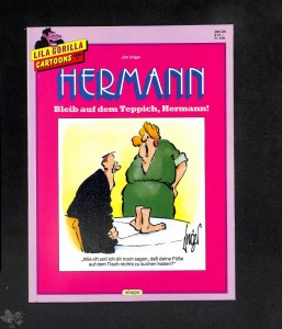 Lila Gorilla Cartoons 4: Hermann: Bleib auf dem Teppich, Hermann !