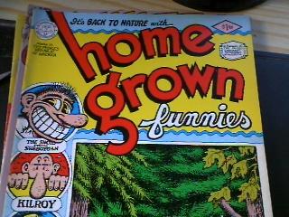 US Underground: HOME GROWN FUNNIES by Robert Crumb (Kitchen Sink)