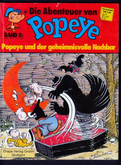 Die Abenteuer von Popeye 8: Popeye und der geheimnisvolle Nachbar