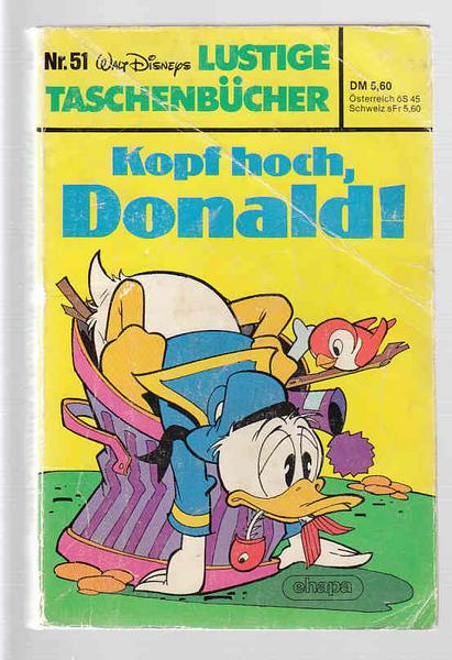 Walt Disneys Lustige Taschenbücher 51: Kopf hoch, Donald ! (höhere Auflagen) (LTB)