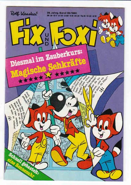 Fix und Foxi: 28. Jahrgang - Nr. 39