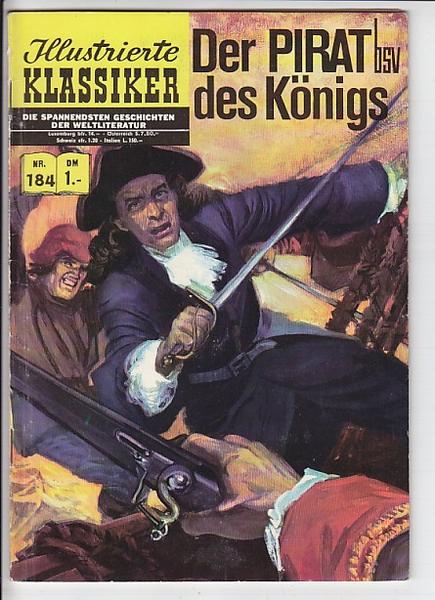 Illustrierte Klassiker 184: Der Pirat des Königs (1. Auflage)