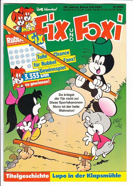 Fix und Foxi: 35. Jahrgang - Nr. 33