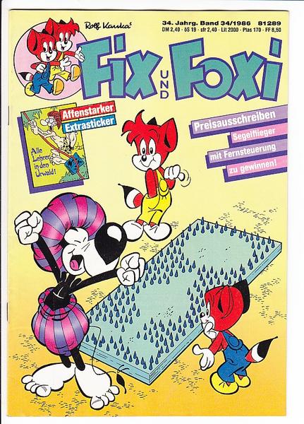 Fix und Foxi: 34. Jahrgang - Nr. 34