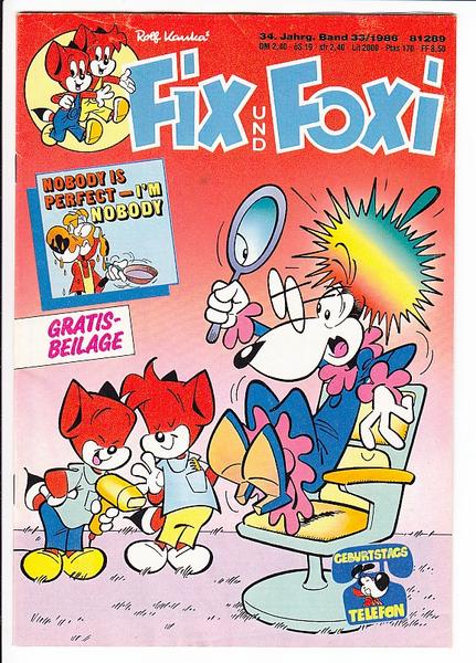 Fix und Foxi: 34. Jahrgang - Nr. 33