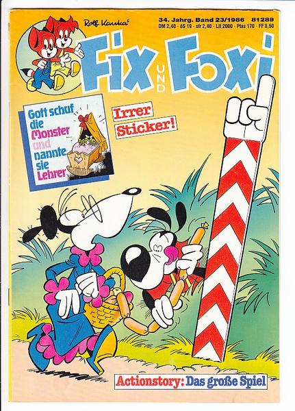 Fix und Foxi: 34. Jahrgang - Nr. 23